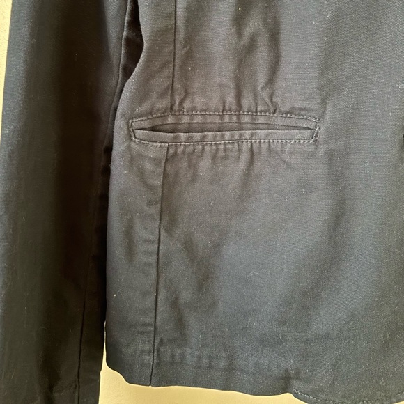 Tommy Hilfiger Navy Blazer Women’s Size 6 Classic Preppy 3-Button Jacket - Picture 3 of 9